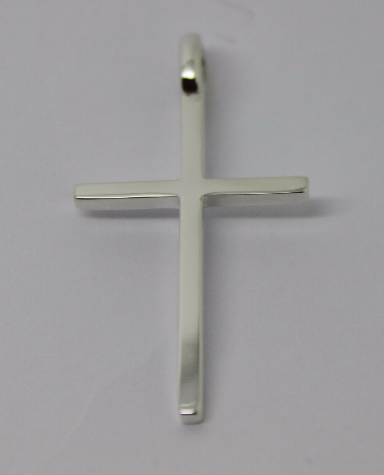 Kaedesigns, Genuine Solid New Sterling Silver Thin Medium Plain Cross Pendant