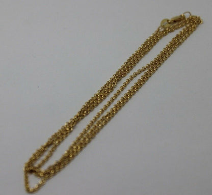 Genuine 9ct 9k Yellow or Rose Gold Belcher Chain Necklace 80cm Very Long 4.5grams