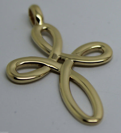 Kaedesigns, Large 9ct Yellow Or Rose Or White Gold Fancy Celtic Cross Pendant 402