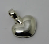 Kaedesigns Heavy Solid Sterling Silver 925 Heart Pendant With Enhancer