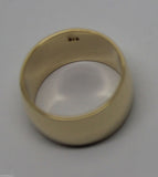 Genuine Solid 9ct Rose Or Yellow Or White Gold 8mm Wide Ring Size D (Small Size)