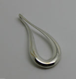 Kaedesigns Genuine Sterling Silver 925 Solid Teardrop Pendant