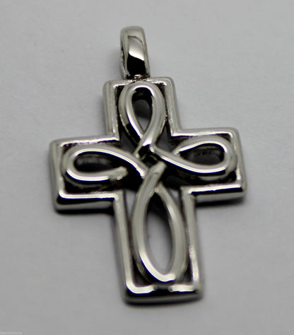 Kaedesigns, Genuine Sterling Silver 925 Celtic Cross Pendant