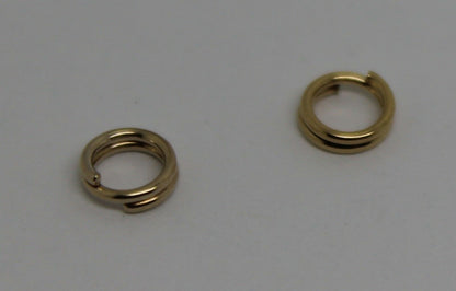 Kaedesigns New 9ct Yellow Gold Split Ring Sizes 5mm Or 6mm Or 7mm