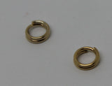 Kaedesigns New 9ct Yellow Gold Split Ring Sizes 5mm Or 6mm Or 7mm