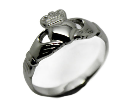 SIze N Genuine Sterling Silver Irish Claddagh Ring