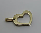 Kaedesigns New Genuine Small Size 9ct Yellow, Rose Or White Gold Open Heart Pendant