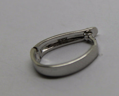 Genuine New Sterling Silver Plain Enhancer Bail Clasp size 13mm x 9mm