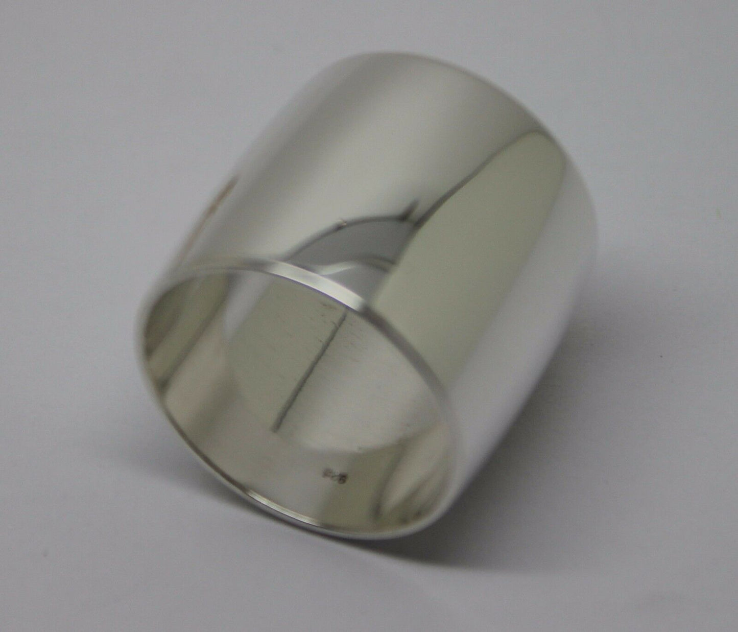 Genuine New Size P Sterling Silver Solid 20mm Extra Wide Band Ring