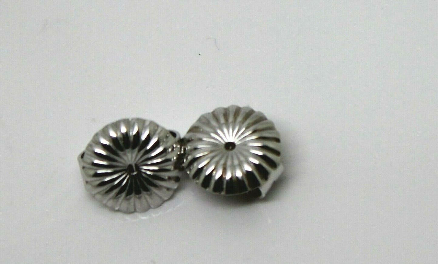 Sterling Silver 925 Flower Earring BUTTERFLY BACKS 5.5mm or 9mm