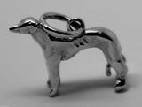 Kaedesigns, 3D 9ct Yellow Or Rose Or White Gold Greyhound Dog Charm Or Pendant
