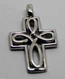 Kaedesigns, Genuine Sterling Silver 925 Celtic Cross Pendant