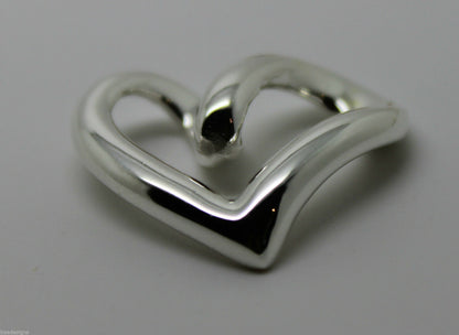 Kaedesigns Genuine New Full Solid Genuine Sterling Silver Heart Pendant