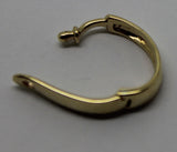 Kaedesigns New 18ct Yellow gold Plain 13mm Large Size Enhancer Bail Clasp