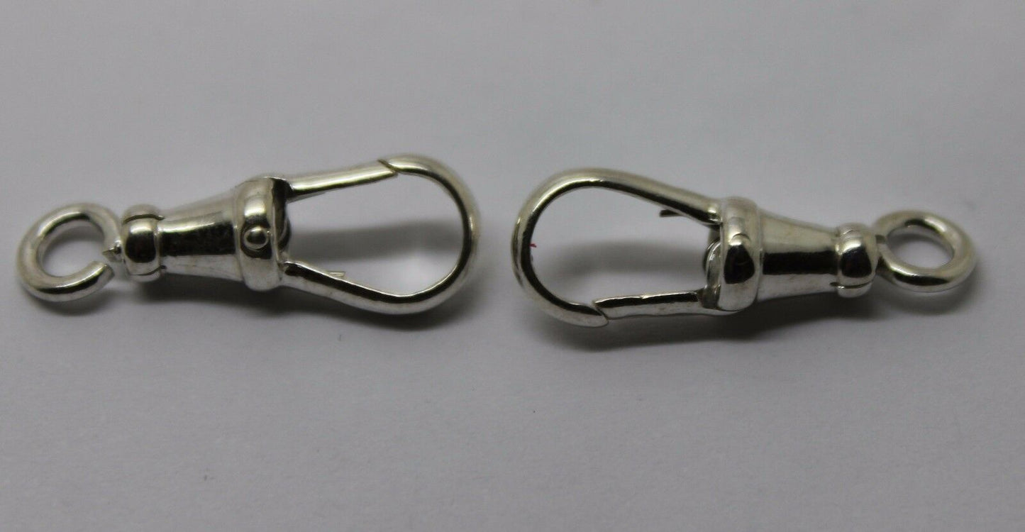 Kaedesigns  Large 2 X  Sterling Silver Albert Swivel Clasp 25mm