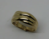 Kaedesigns Size Z + 1 9ct 9kt Solid Yellow, Rose or White Gold Heavy Dome Ring
