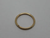 One Only 9ct Yellow Gold Sleeper Hinged Earring 10mm *Free Post In Oz