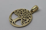 Kaedesigns New Genuine 9ct Yellow, Rose or White Gold Oval Filigree Tree Of Life Pendant