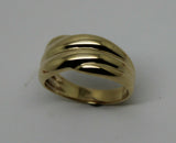 Kaedesigns Size Z + 1 9ct 9kt Solid Yellow, Rose or White Gold Heavy Dome Ring