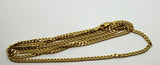 9ct Yellow Gold Kerb Curb Chain Necklace 55cm 7.84gms