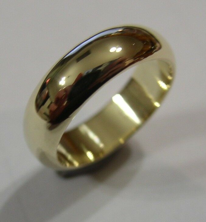 Genuine Custom Made 18ct 18Kt Yellow Gold 5mm Wide Wedding Band