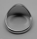 Heavy Solid 9ct White Or Rose Or Yellow Gold Oval Signet Ring Size M,N Or O