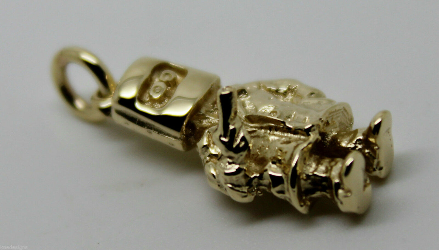 Kaedesigns New Heavy 9ct Yellow, Rose or White Gold / 375 Solid Ned Kelly Pendant