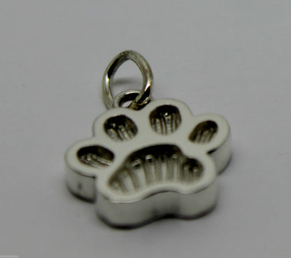 Kaedesigns New Heavy Genuine Sterling Silver 925 Dog Animal Paw Print Pendant