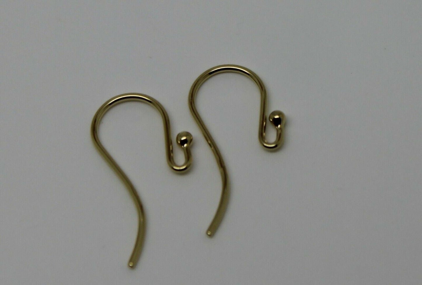 Sgp Gold Plated Yellow or Rose gold Sterling Silver Shepherd Hooks For Earrings