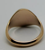 Size T Kaedesigns Genuine 375 9kt 9ct Yellow, Rose or White Gold Full Solid Heavy Signet Ring 318