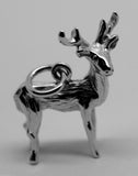 Kaedesigns, New Genuine Sterling Silver 925 Deer Or Moose 3D Pendant Or Charm