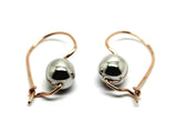 Kaedesigns New Genuine 9ct 8mm Rose & White Gold Ball Earrings