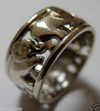 Kaedesigns, New Solid Sterling Silver 925 Wide Elephant Ring Sizes To Choose