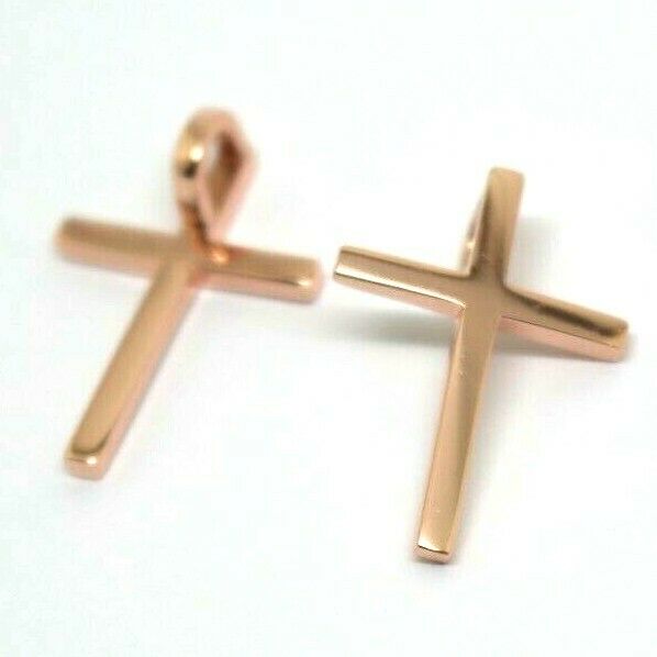 Kaedesigns Genuine Solid Delicate 9ct 9K Yellow, Rose Or White Gold Thin Plain Cross Pendant