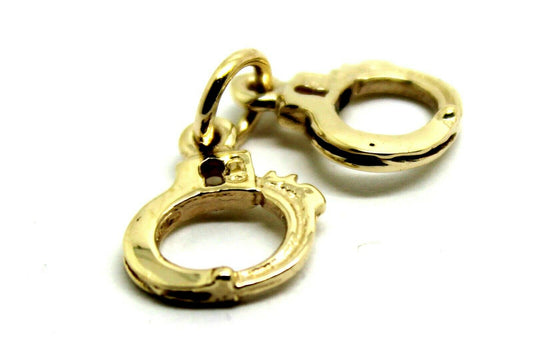 Kaedesigns,9ct Yellow Or Rose Or White Gold 375 Handcuffs Charm Or Pendant