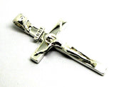Genuine Sterling Silver 925 Solid Heavy Crucifix Cross Pendant