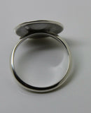 Size V Sterling Silver 925 Sunflower Ring *Free Post In Oz