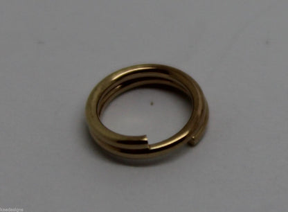 Kaedesigns New 9ct Yellow Gold Split Ring Sizes 5mm Or 6mm Or 7mm