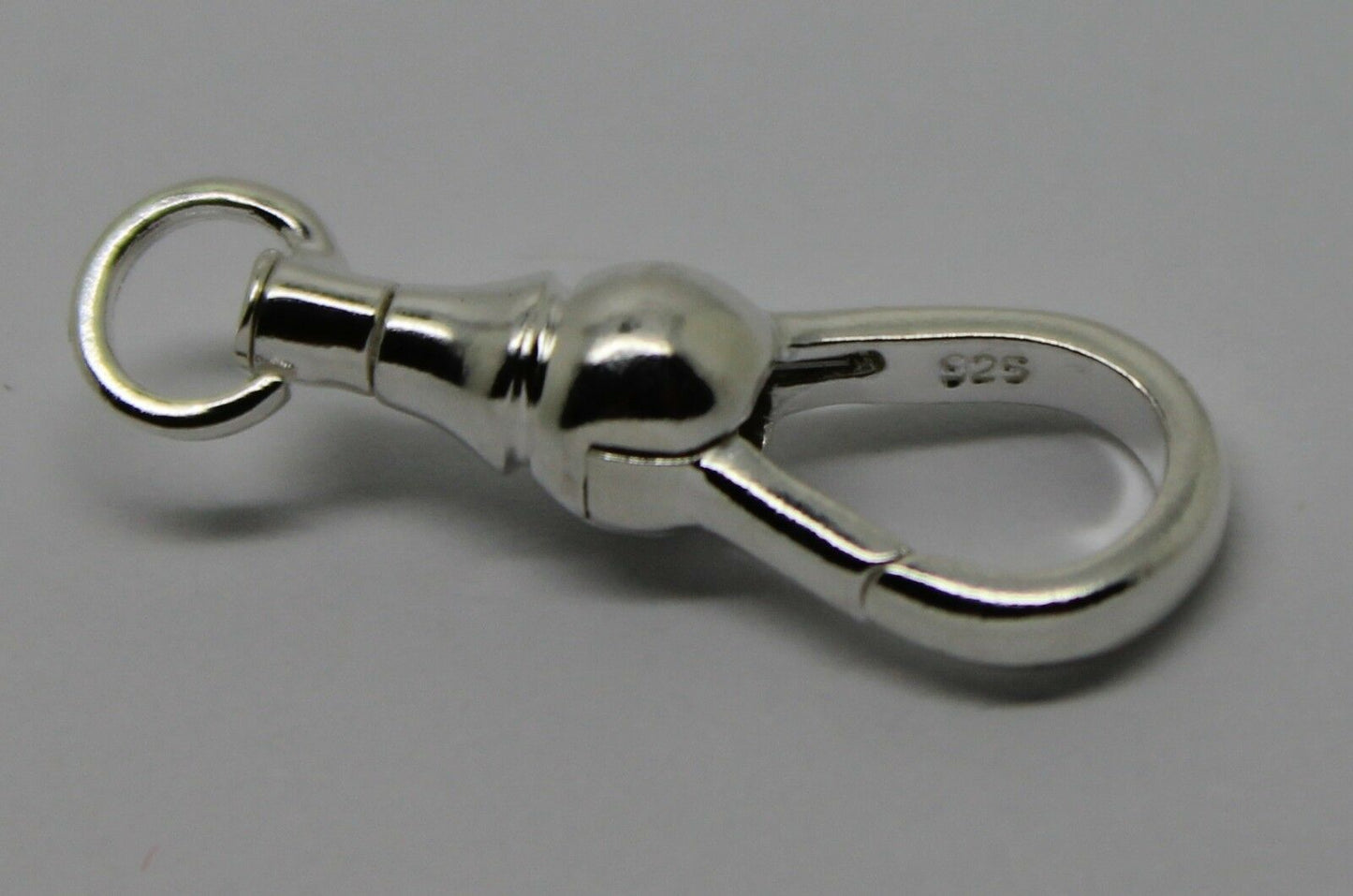 Sterling Silver 925 Ball Swivel Clasp 19mm, 22mm Or 24mm