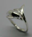 Genuine New 9ct Yellow or Rose or White Gold or Sterling Silver Dolphin Ring