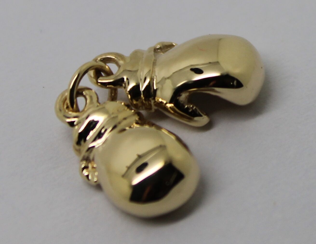 Solid 9ct Yellow or Rose or White Gold Small 2 x Boxing Gloves Pendant 1 PAIR