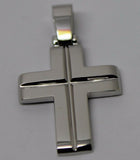 Kaedesigns Large Heavy 18ct 18k Yellow Or Rose Or White Gold Solid Cross Pendant