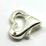 Genuine Sterling Silver Heart Parrot / lobster clasp Clasp *Free post in oz