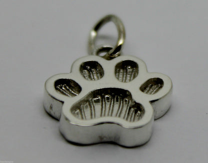 Kaedesigns Genuine 9ct Yellow or Rose or White Gold charm Dog Animal PAW Pendant