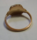 Kaedesigns, Genuine Solid 9ct 9kt Genuine Solid Yellow, Rose or White Gold Signet Ring in your size