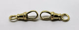 9ct Solid 2 X Yellow Gold Albert Swivel Clasp 19mm Size *Free Express Post In Oz