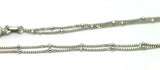 Genuine 9ct Yellow, Rose or White White Gold Diamond Cut Curb ball Necklace / Chain 42cm