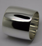 Genuine New Solid Sterling Silver Full Solid 20mm Extra Wide Band Ring