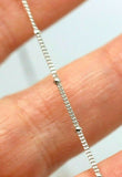 Genuine 9ct Yellow, Rose or White White Gold Diamond Cut Curb ball Necklace / Chain 42cm