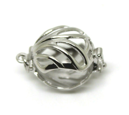 Sterling Silver Filigree Cage Open+Close Hinged Feature 10.5mm, 12mm, 13.5mm, 15mm Pendant Enhancer